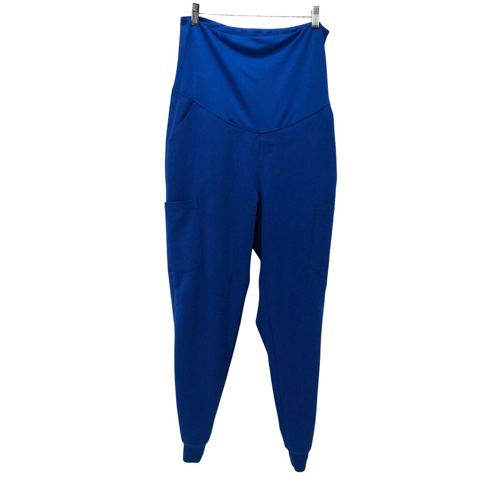 Mandala Maternity Jogger Scrub Pant Royal Blue Medium M Nursing Medical Mommy